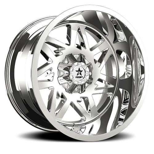 RBP Avenger 71R Wheels Rims 22x12 Blank Custom Drilled Chrome -44mm | EC 71R-2212-00-44C