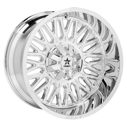Rbp 02R Tycoon Wheels Rims 20x10 Blank Custom Drilled Chrome -12mm | EC 02r-2010-00-12c-8