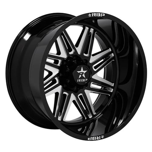 Rbp 82R Wheels Rims 22x12 Blank Custom Drilled  -44mm | EC 82r-2212-00-44bg-8
