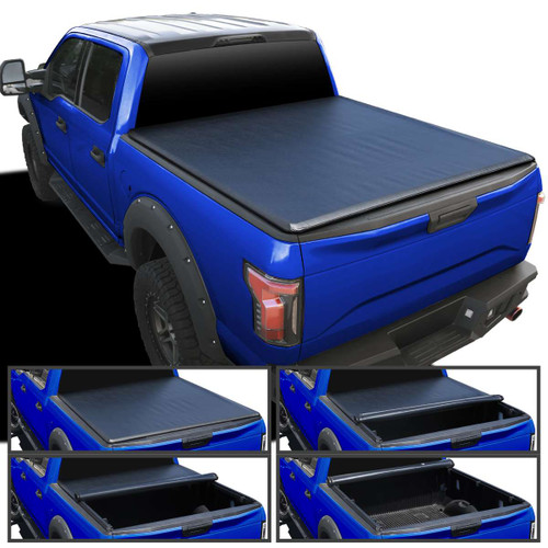 Spec-D 5.5 Foot Soft Roll Up Tonneau Cover | SPE TCR-F15015-55-SP