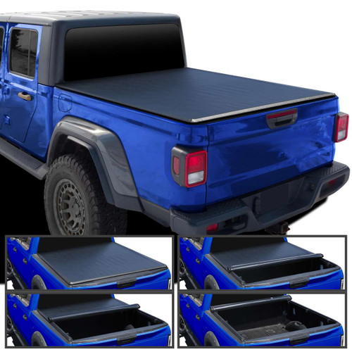 Spec-D Soft Roll Up Tonneau Cover | SPE TCR-GDT20-5-SP