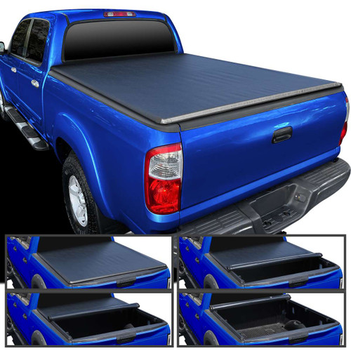 Spec-D 6.5 Foot Soft Roll Up Short Bed Tonneau Cover | SPE TCR-TUN00-65-SP