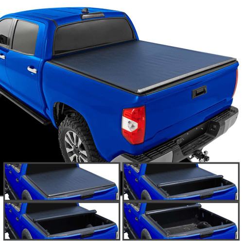 Spec-D 5.5 Foot Soft Roll Up Tonneau Cover | SPE TCR-TUN07-55-SP