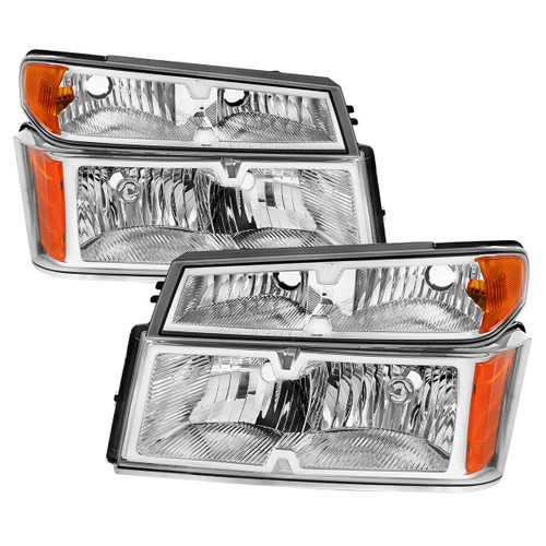 Spec-D Headlights with Parking Signal Lights | SPE 2LCLH-COL04-RO