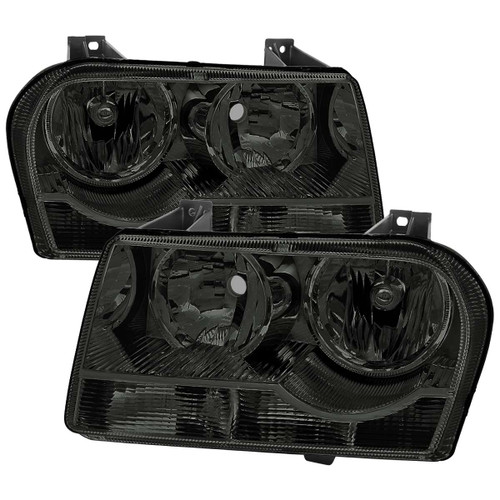 Spec-D Chrome Headlight with Smoked Lens | SPE LH-30005G-GO