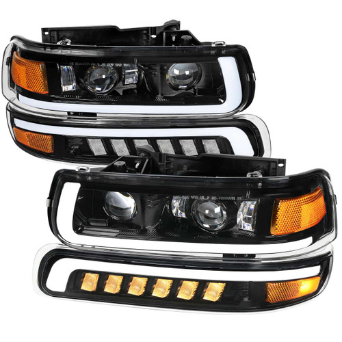 Spec-D LED Projector Headlight | SPE 2LBLHE-SIV99JM-MS