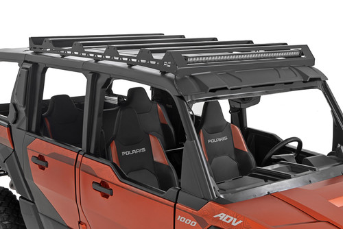 Rough Country Roof Rack - 40 Inch Black Single Row - Polaris XPEDITION ADV 5 | DHTP 93172
