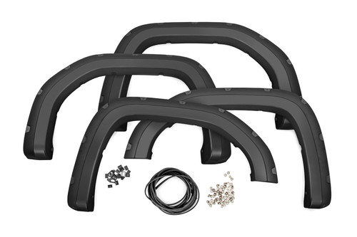 Rough Country Traditional Pocket Fender Flares - GMC Sierra 1500 2WD/4WD (19-23) | DHTP F-C11950A