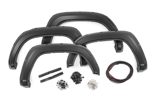 Rough Country Pocket Fender Flares -  1H5 Cement -  Toyota Tacoma 2WD/4WD (16-23) | DHTP F-T11621A-1H5