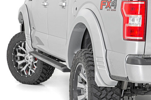 Rough Country SF1 Fender Flares - UH Tuxedo Black Metallic - Ford F-150 (18-20) | DHTP F-F318201-UH