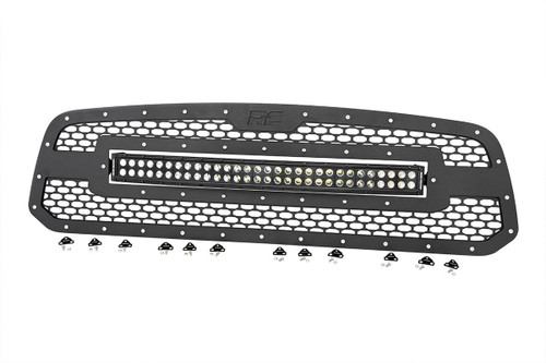 Rough Country Mesh Grille - 30 Inch Dual Row LED - Black - Ram 1500 2WD/4WD (13-18 & Classic) | DHTP 70199