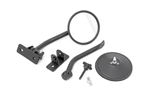 Rough Country Round Trail Mirror - Jeep Wrangler JK/Wrangler Unlimited (2007-2018) | DHTP 10519A