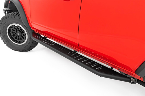 Rough Country OV2 Running Boards - Side Step Bars - 4-Door - Ford Bronco 4WD (2021-2024) | DHTP 14007