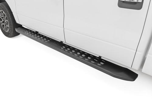 Rough Country RPT2 Running Board - Crew Cab - Black - Ford F-150 (09-14) | DHTP 44010