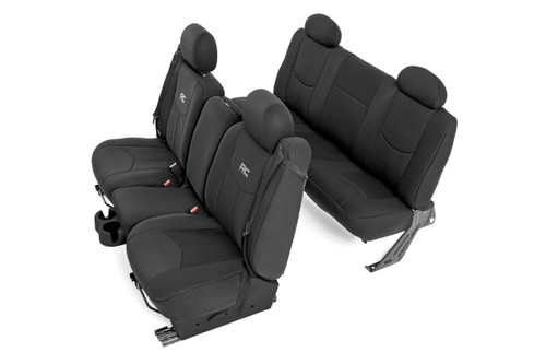 Rough Country Seat Covers - FR 40/40/20 & Rear - Chevy/GMC 1500 (99-06 & Classic) | DHTP 91019