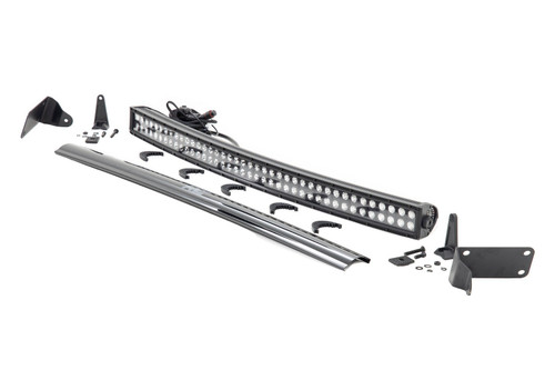 Rough Country LED Light - Bumper Mount - 40 Inch Black Dual Row - Ram 2500 4WD (10-18) | DHTP 70570B