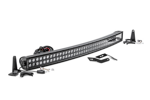 Rough Country LED Light - Front Mount - 40 Inch Black Dual Row - Honda Talon (19-21)/Talon 1000R (19-22) | DHTP 92046