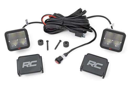 Rough Country LED Light - Cowl Mnt - 2 Inch Spectrum Pair - Jeep Gladiator JT (20-23)/Wrangler JL (18-23) | DHTP 80062