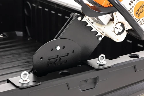 Rough Country Chainsaw Carrier - Bed Side Mount - Multiple Makes & Models (Polaris/Can-Am) | DHTP 93195