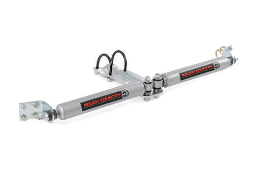Rough Country N3 Steering Stabilizer - Dual - 2-8 Inch Lift - Dodge 1500 (94-99) | DHTP 8732130