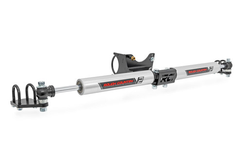 Rough Country V2 Steering Stabilizer - Dual - 2-8 Inch Lift - Ford F-250/F-350 Super Duty (05-23) | DHTP 8749270