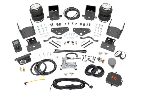 Rough Country Air Spring Kit w/compressor - Wireless Controller - Ford F-250/F-350 Super Duty (17-23) | DHTP 10021WC