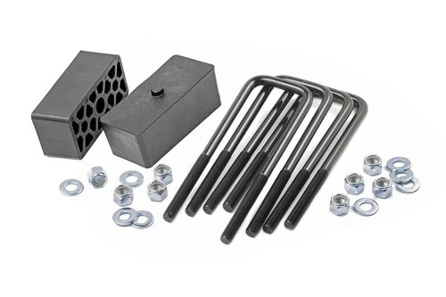Rough Country 2 Inch Block & U-Bolt Kit - Chevy/GMC 1500 (99-23) | DHTP 6532