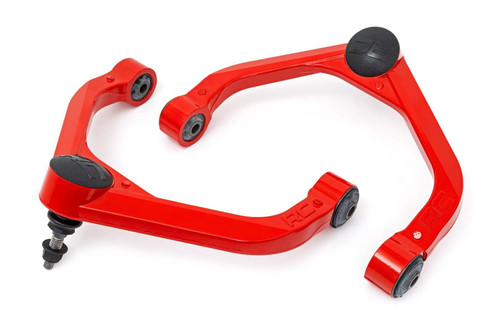Rough Country Red Forged Upper Control Arms - 3-35 Inch Lift - Ram 1500 2WD/4WD (19-25) | DHTP 31402RED