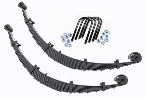 Rough Country Front Leaf Springs - 8 Inch Lift - Pair - Ford Super Duty 4WD (99-04) | DHTP 8073Kit
