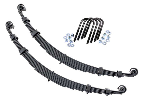 Rough Country Front Leaf Springs - 25 Inch Lift - Pair - Jeep CJ 5 4WD (1955-1975) | DHTP 8005Kit