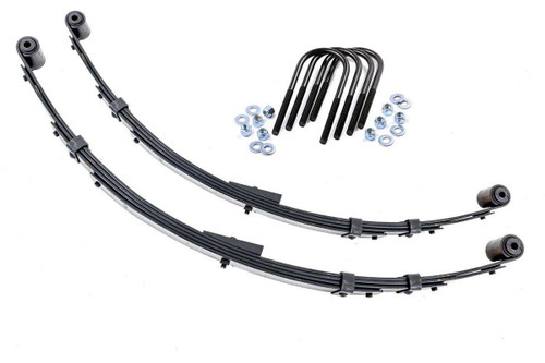 Rough Country Rear Leaf Springs - 4 Inch Lift - Pair - Jeep Wrangler YJ 4WD (87-95) | DHTP 8011Kit