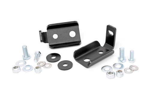 Rough Country Shock Relocation Brackets - Front - Jeep Wrangler JK (2007-2018) | DHTP 1020