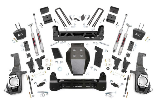 Rough Country 5 Inch Lift Kit - Torsion Drop - Chevy/GMC 2500HD/3500HD (11-19) | DHTP 10330