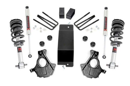 Rough Country 35 Inch Lift Kit - Alu/Stamp Steel LCA - M1 Strut - - Chevy/GMC 1500 (14-18) | DHTP 12140