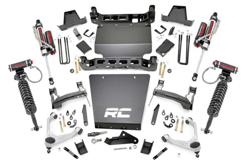 Rough Country 7 Inch Stamped Steel LCA Lift Kit - Forged UCA - Bracket - Vertex - Chevy/GMC 1500 (16-18) | DHTP 11650
