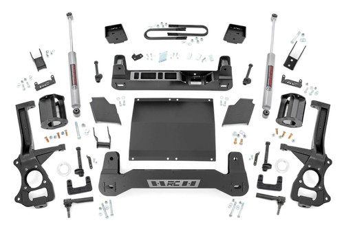 Rough Country 6 Inch Lift Kit - Rear Mono Leaf - Chevy Silverado 1500 2WD/4WD (2019-2023) | DHTP 21630D