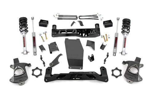 Rough Country 5 Inch Lift Kit - Cast Steel - N3 Struts - Chevy/GMC 1500 (14-18) | DHTP 22333