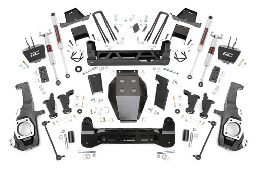 Rough Country 7 Inch Lift Kit - Torsion Drop - M1 - Chevy/GMC 2500HD (20-24) | DHTP 11740