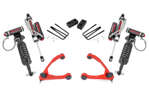 Rough Country 35 Inch Lift Kit - Forged UCA - Cast Steel - Vertex - Chevy/GMC 1500 (07-13) | DHTP 19850RED