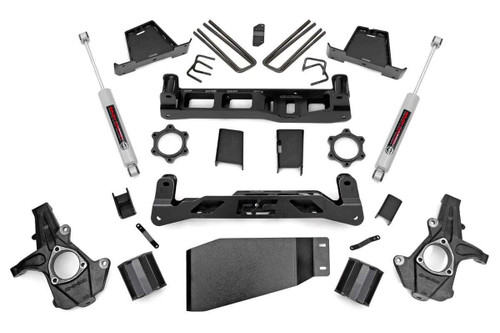 Rough Country 6 Inch Lift Kit - Chevy Silverado & GMC Sierra 1500 4WD (2007-2013) | DHTP 23630