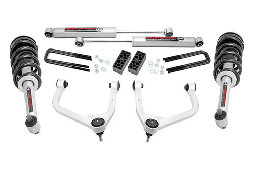 Rough Country 35 Inch Lift Kit - N3 Struts - Chevy Silverado 1500 2WD/4WD (19-23) | DHTP 29532