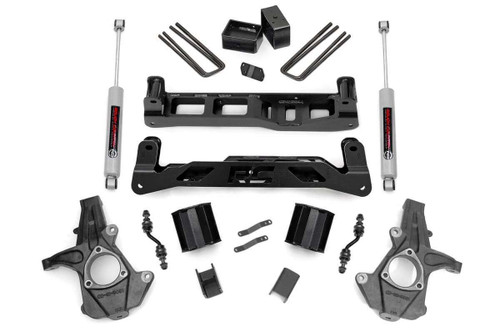 Rough Country 5 Inch Lift Kit - Alum/Stamp Steel - Chevy/GMC 1500 (14-18) | DHTP 24831