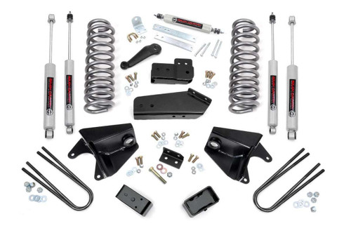 Rough Country 4 Inch Lift Kit - Rear Blocks - Ford Bronco 4WD (1980-1996) | DHTP 465B.20