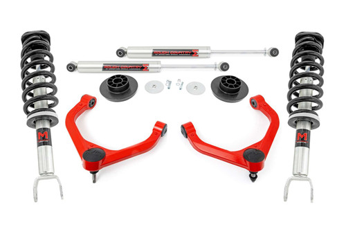 Rough Country 3 Inch Lift Kit - M1 Struts/M1 - Ram 1500 4WD (2012-2018 & Classic) | DHTP 31240RED