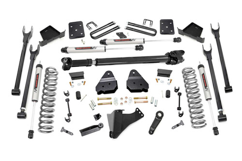 Rough Country 6 Inch Lift Kit - Diesel - 4-Link - D/S -V2 - Ford Super Duty (17-22) | DHTP 50771