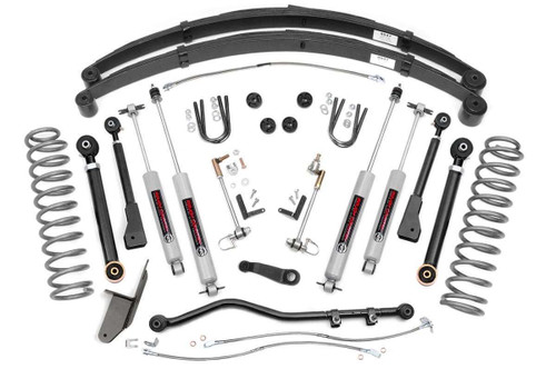 Rough Country 45 Inch Lift Kit - RR Springs - X-Series - Jeep Cherokee XJ (84-01) | DHTP 63330