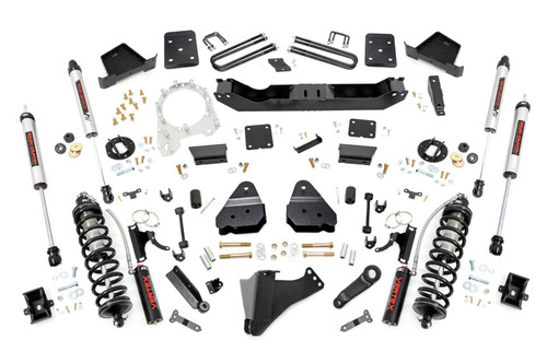 Rough Country 6 Inch Lift Kit - OVLDS - C/O V2 - Ford Super Duty 4WD (2017-2022) | DHTP 51756