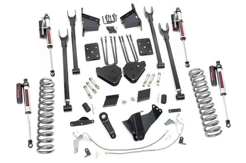 Rough Country 6 Inch Lift Kit - 4 Link - OVLD - Vertex - Ford Super Duty (15-16) | DHTP 58950