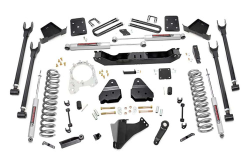 Rough Country 6 Inch Lift Kit - Diesel - 4 Link - OVLD - Ford Super Duty (17-22) | DHTP 50820