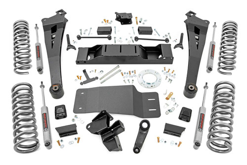 Rough Country 5 Inch Lift Kit - Dual Rate Coils - Non-AISIN - Ram 2500 4WD (19-23) | DHTP 38330